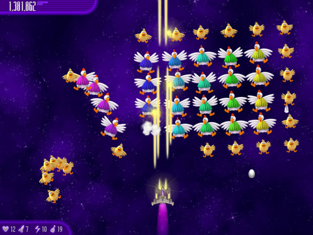 play chicken invaders christmas 5